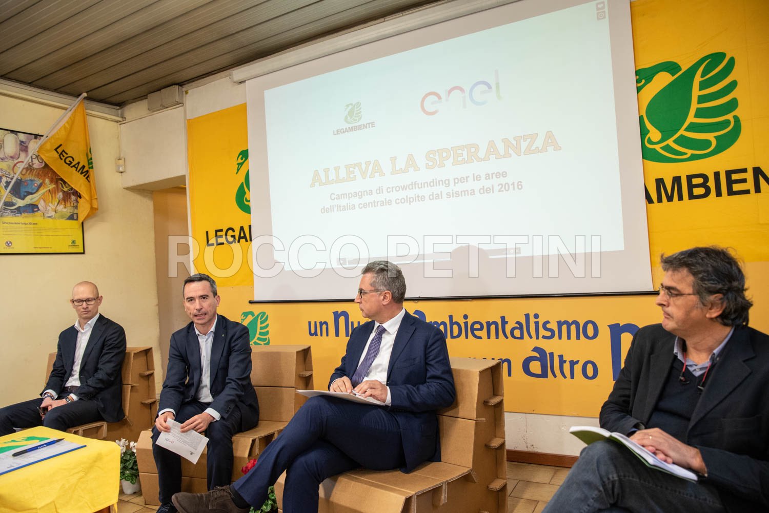 Servizio fotografico corporate per evento ìAlleva la speranzaî di Legambiente ed Enel, Roma 29/11/2018