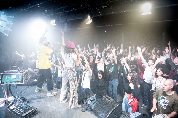 Dub FX, stage name of Benjamin Stanford, musician and Sahida Apsara, singer