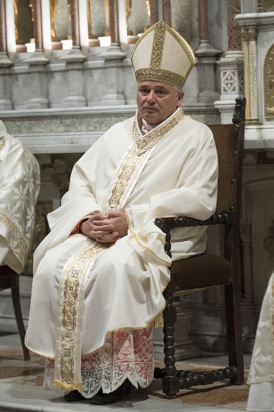 Il cardinale Konrad Krajewski prende possesso della sua diaconia, Santa Maria Immacolata allíEsquilino - Roma 24/10/2018