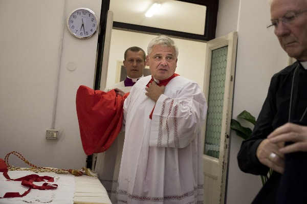 Il cardinale Konrad Krajewski prende possesso della sua diaconia, Santa Maria Immacolata allíEsquilino - Roma 24/10/2018