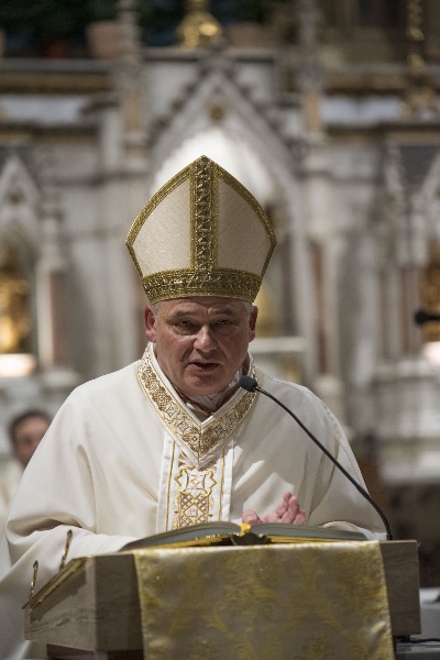 Il cardinale Konrad Krajewski prende possesso della sua diaconia, Santa Maria Immacolata allíEsquilino - Roma 24/10/2018