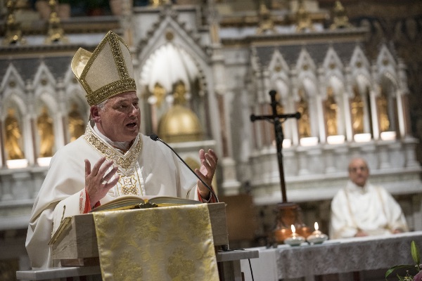 Il cardinale Konrad Krajewski prende possesso della sua diaconia, Santa Maria Immacolata allíEsquilino - Roma 24/10/2018