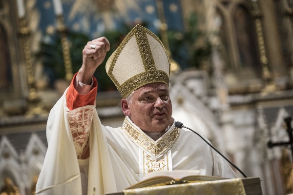 Cardinal Konrad Krajewski takes possession of his deaconry, Santa Maria Immacolata all'Esquilino