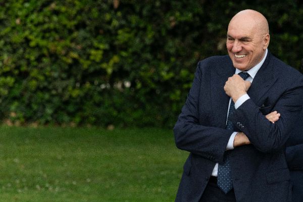 Rome, Italy MAY 26 2025: Guido Crosetto, Minister of the Italian Government at the press event for the Naples 38th America’s Cup