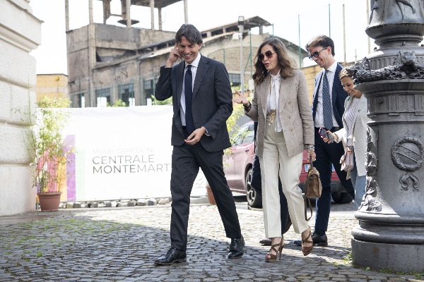 Alessandro Onorato, assessore di Roma Capitale; Daniela Santanchè, Ministra del turismo