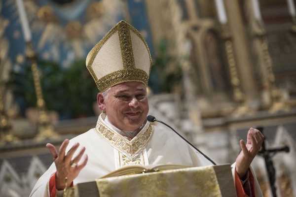 Il cardinale Konrad Krajewski prende possesso della sua diaconia, Santa Maria Immacolata allíEsquilino - Roma 24/10/2018