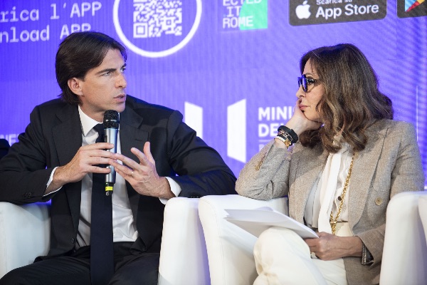 Alessandro Onorato, assessore di Roma Capitale; Daniela Santanchè, Ministra del turismo