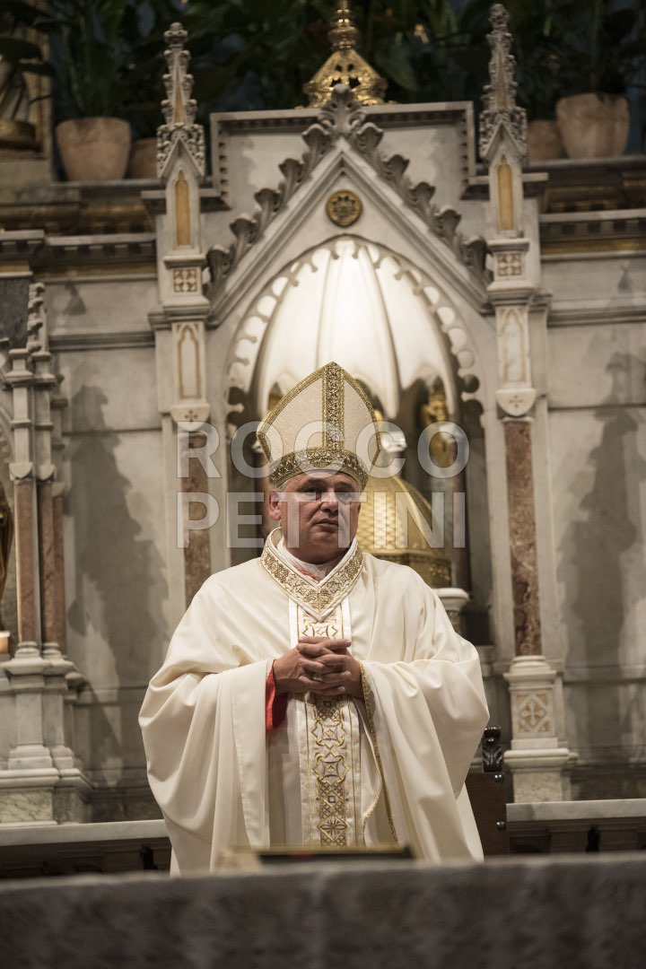 Il cardinale Konrad Krajewski prende possesso della sua diaconia, Santa Maria Immacolata allíEsquilino - Roma 24/10/2018