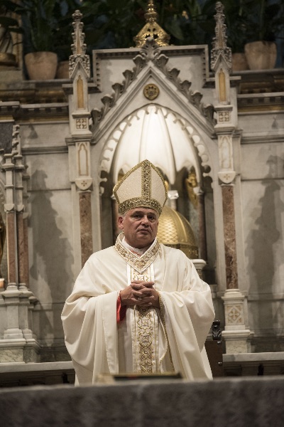 Il cardinale Konrad Krajewski prende possesso della sua diaconia, Santa Maria Immacolata allíEsquilino - Roma 24/10/2018