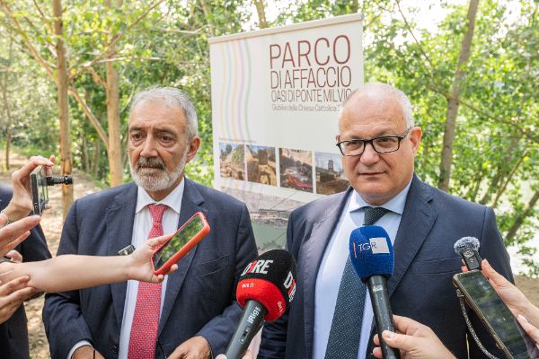 Francesco Rocca, Presidente della Regione Lazio e Roberto Gualtieri, Sindaco di Roma