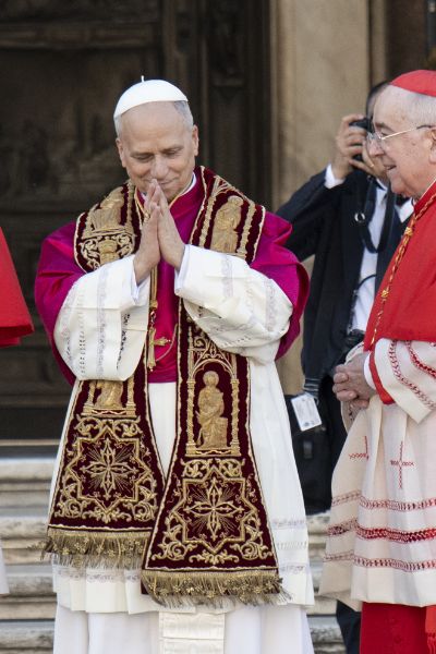 Pope Leo XIV, Robert Francis Prevost at the Basilica di Santa Maria Maggiore