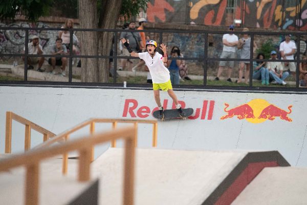 Ginwoo ONODERA (JPN) skater in action at the Final Stage of the Skateboarding World Cup 2025