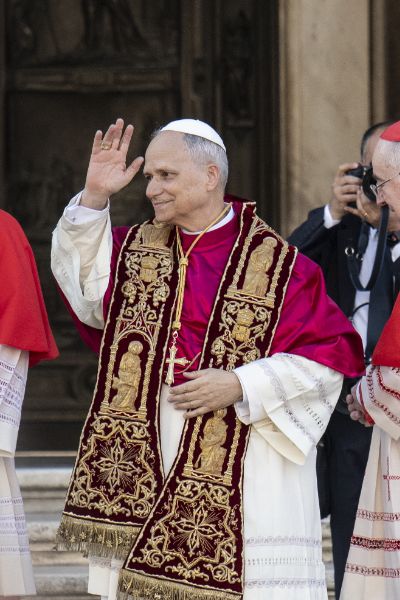 Pope Leo XIV, Robert Francis Prevost at the Basilica di Santa Maria Maggiore
