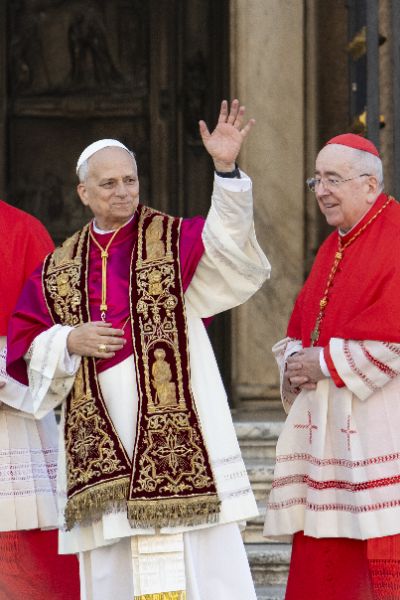 Pope Leo XIV, Robert Francis Prevost at the Basilica di Santa Maria Maggiore