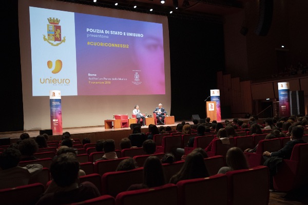 Matteo Salvini incontra i ragazzi delle scuole all'Auditorium, Roma 9/11/2018
