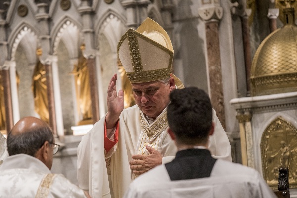 Il cardinale Konrad Krajewski prende possesso della sua diaconia, Santa Maria Immacolata allíEsquilino - Roma 24/10/2018