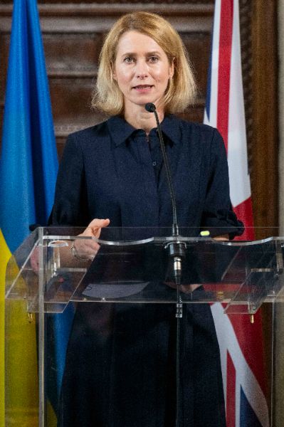 Kaja Kallas, Vice-President of the European Commission at the “Weimar Plus" Ministerial meeting hosted by the Italian Government at Villa Madama.