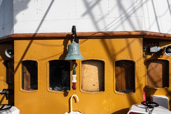 La Nave Amerigo Vespucci in porto a Civitavecchia, 28/5/2025