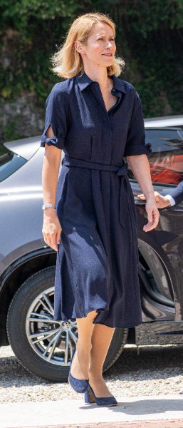 Kaja Kallas, Vice-President of the European Commission at the “Weimar Plus" Ministerial meeting hosted by the Italian Government at Villa Madama.