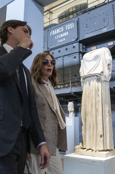 Alessandro Onorato, assessore di Roma Capitale; Daniela Santanchè, Ministra del turismo