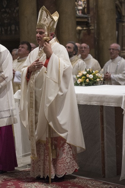 Il cardinale Konrad Krajewski prende possesso della sua diaconia, Santa Maria Immacolata allíEsquilino - Roma 24/10/2018