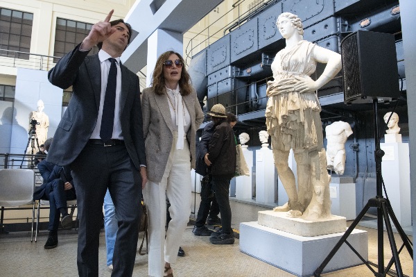 Alessandro Onorato, assessore di Roma Capitale; Daniela Santanchè, Ministra del turismo