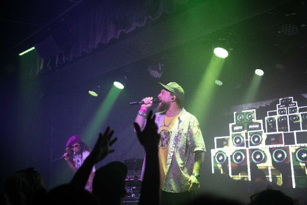 Dub FX, stage name of Benjamin Stanford, musician and Sahida Apsara, singer