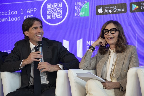 Alessandro Onorato, assessore di Roma Capitale; Daniela Santanchè, Ministra del turismo