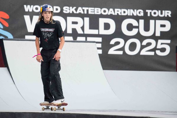 Chloe COVELL (AUS), skater in action at the Final Stage of the Skateboarding World Cup 2025