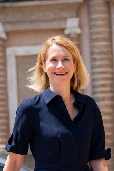 Kaja Kallas, Vice-President of the European Commission at the “Weimar Plus" Ministerial meeting hosted by the Italian Government at Villa Madama.