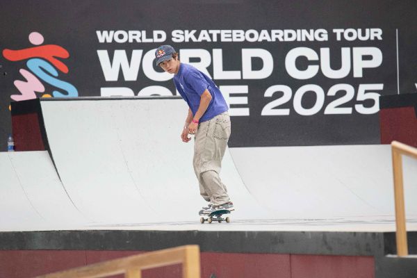 Yuto HORIGOME (JPN) skater in action at the Final Stage of the Skateboarding World Cup 2025