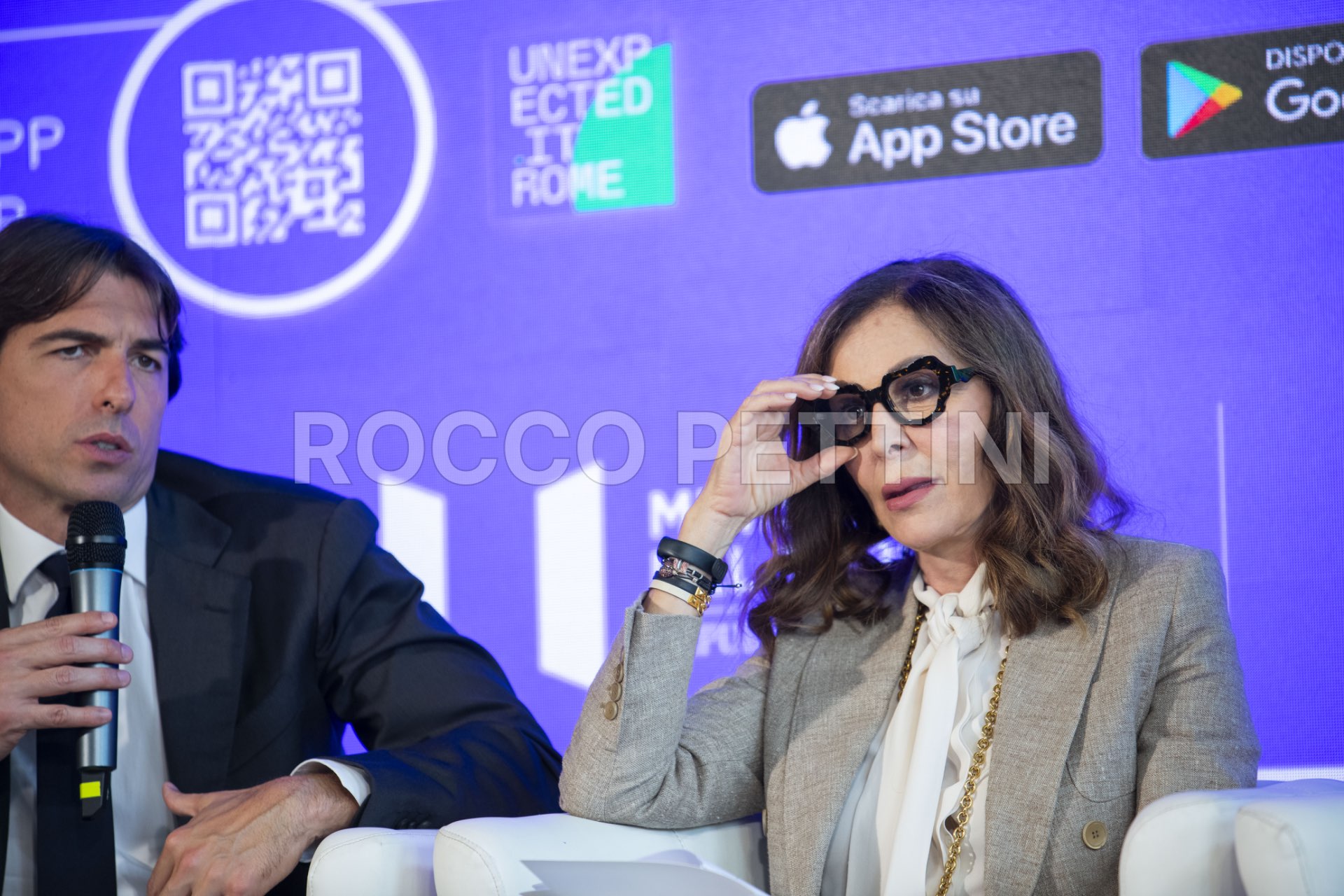 Alessandro Onorato, assessore di Roma Capitale; Daniela Santanchè, Ministra del turismo