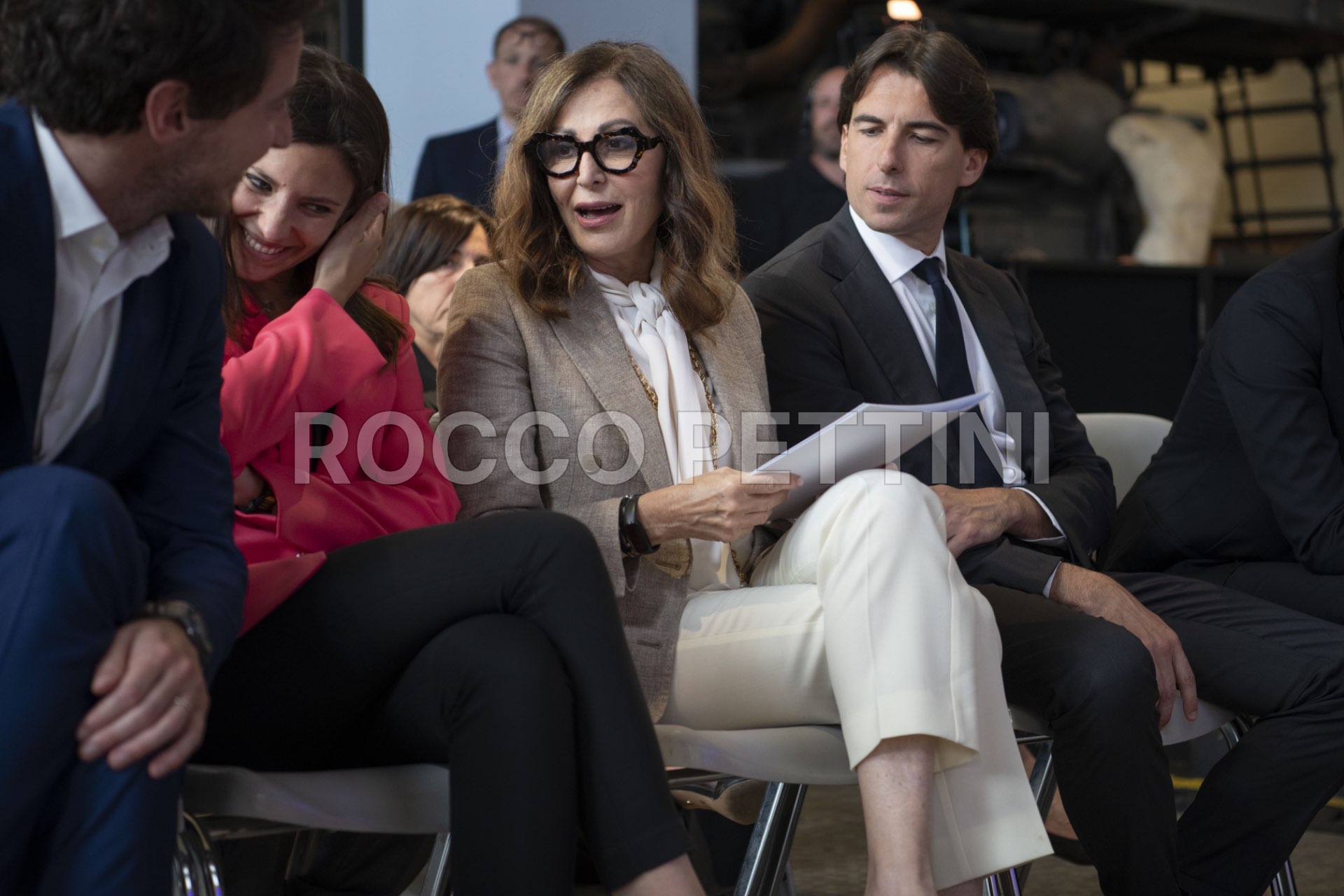 Martina Riva, assessora Comune di Milano; Daniela Santanchè, Ministra del turismo; Alessandro Onorato, assessore di Roma Capitale