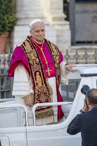 Pope Leo XIV, Robert Francis Prevost at the Basilica di Santa Maria Maggiore