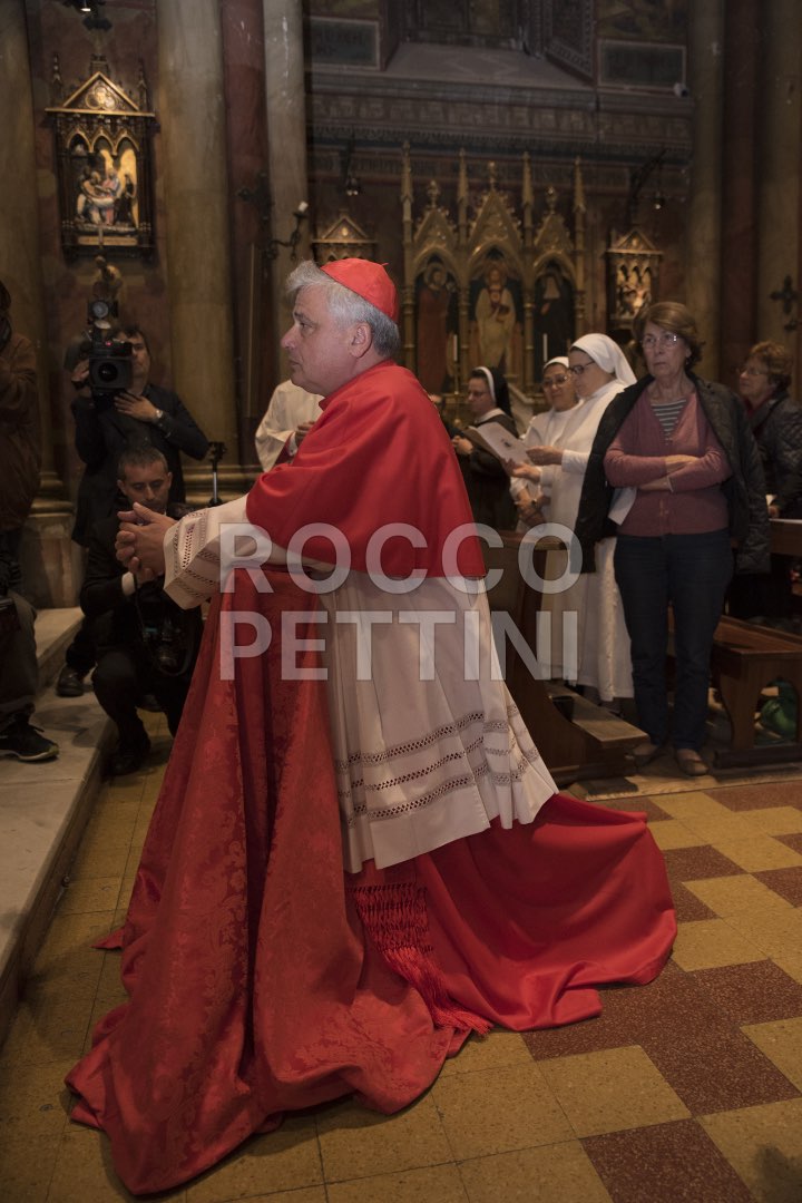 Il cardinale Konrad Krajewski prende possesso della sua diaconia, Santa Maria Immacolata allíEsquilino - Roma 24/10/2018