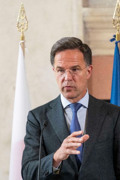 Mark Rutte, Secretary general of NATO at the “Weimar Plus" Ministerial meeting hosted by the Italian Government at Villa Madama.