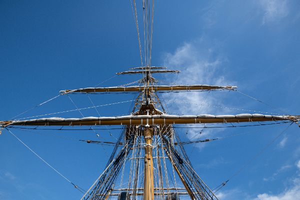La Nave Amerigo Vespucci in porto a Civitavecchia, 28/5/2025