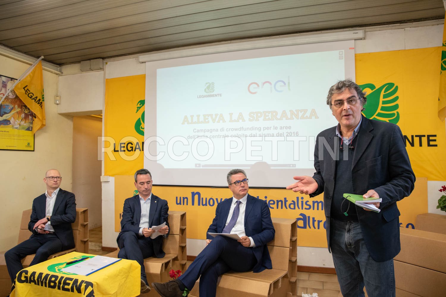 Servizio fotografico corporate per evento ìAlleva la speranzaî di Legambiente ed Enel, Roma 29/11/2018
