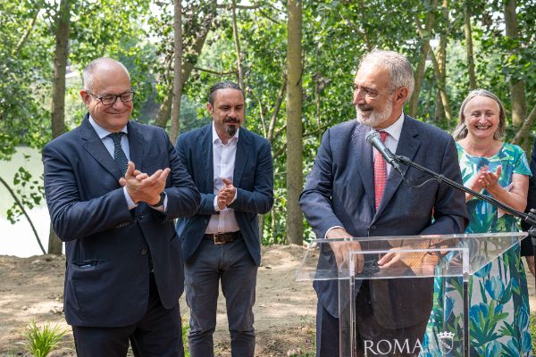 Rocca e Gualtieri insieme per il Parco Fluviale all’inaugurazione del tratto tra Ponte Milvio e Ponte Flaminio, Roma 10/6/2025