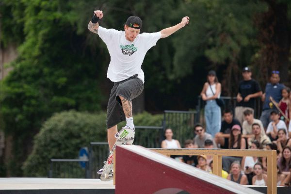 Giovanni VIANNA (BRA) skater in action at the Final Stage of the Skateboarding World Cup 2025