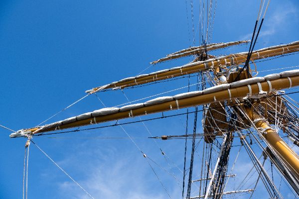 La Nave Amerigo Vespucci in porto a Civitavecchia, 28/5/2025