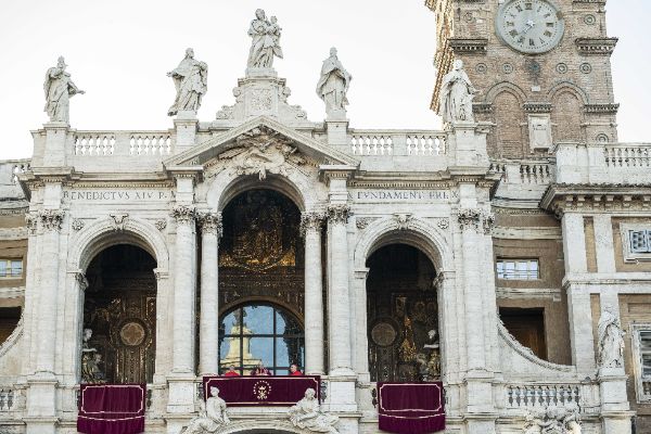 Pope Leo XIV, Robert Francis Prevost at the Basilica di Santa Maria Maggiore