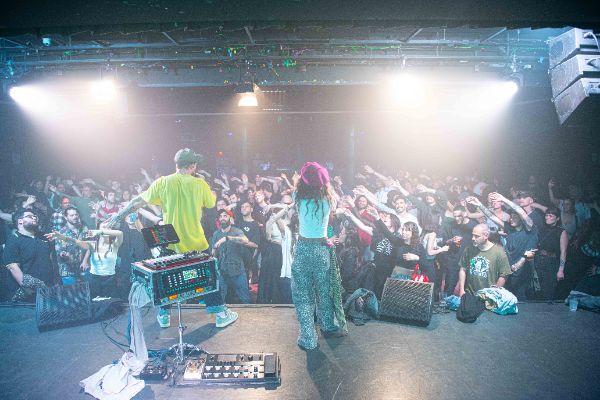 Dub FX, stage name of Benjamin Stanford, musician and Sahida Apsara, singer