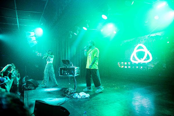Dub FX, stage name of Benjamin Stanford, musician and Sahida Apsara, singer
