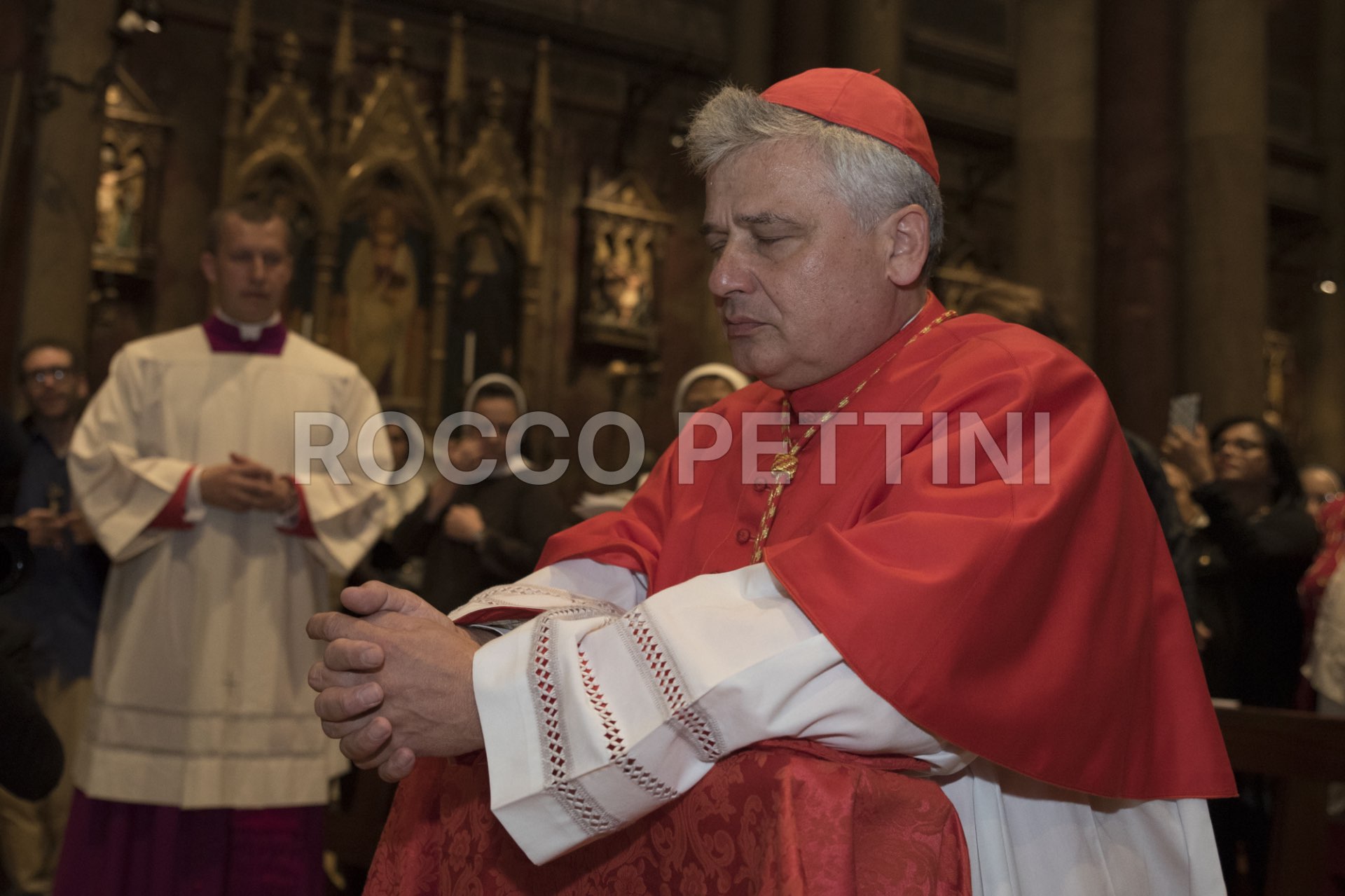 Il cardinale Konrad Krajewski prende possesso della sua diaconia, Santa Maria Immacolata allíEsquilino - Roma 24/10/2018