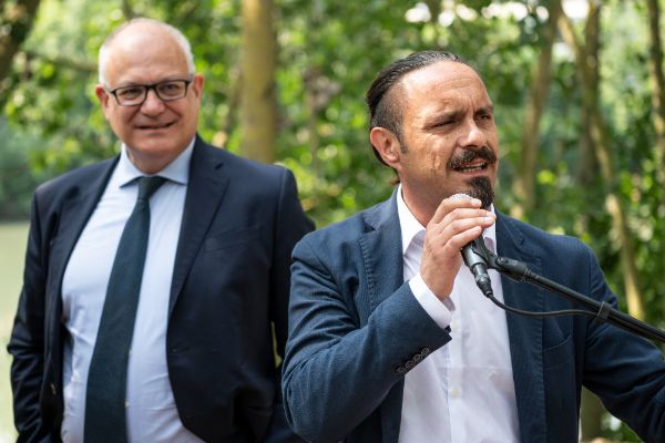 Roberto Gualtieri, Sindaco di Roma e Daniele Torquati, Presidente Municipio Roma XV