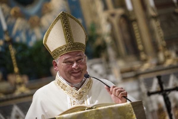 Il cardinale Konrad Krajewski prende possesso della sua diaconia, Santa Maria Immacolata allíEsquilino - Roma 24/10/2018