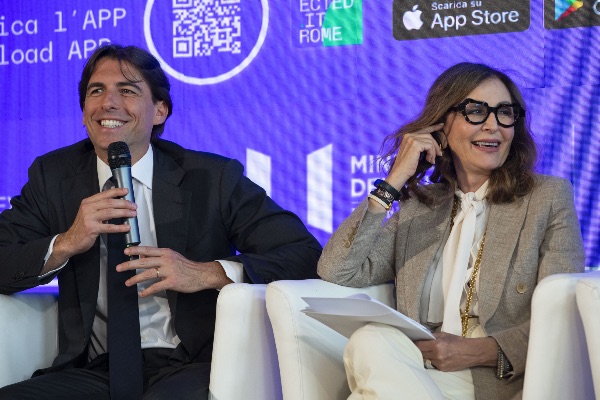 Alessandro Onorato, assessore di Roma Capitale; Daniela Santanchè, Ministra del turismo
