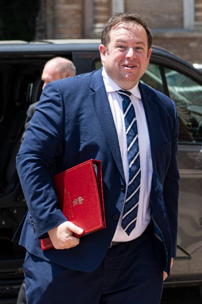 Stephen Doughty, Minister of State of the United Kingdom for Europe and North America at the “Weimar Plus" Ministerial meeting hosted by the Italian Government at Villa Madama.