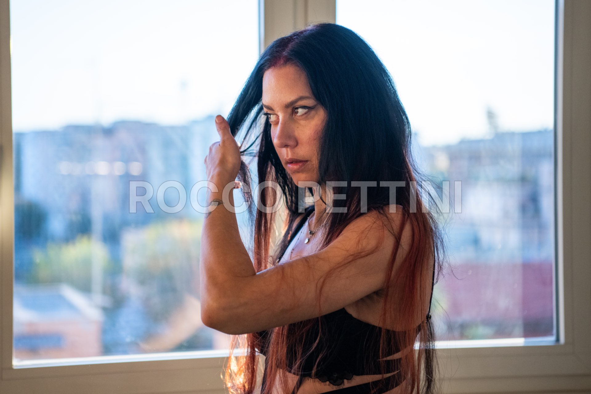 Francesca Romana "Strega" Mancino, modella, attrice, artista, tarologa, medium.